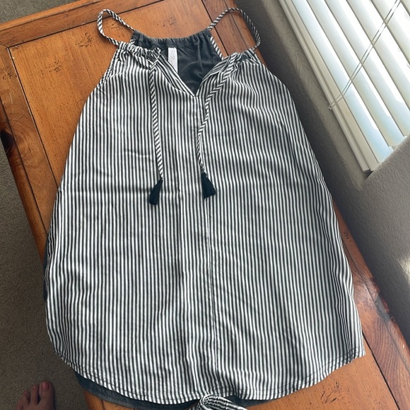 Gillian & O’Malley 2-Piece Sleepwear Gray/White - Picture 4 of 12